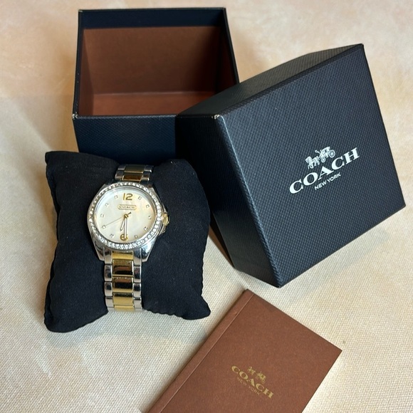Coach Tristan Mother of Pearl Dial Watch - Picture 1 of 7